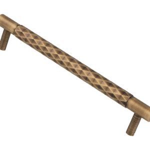 Alexander & Wilks Diamond Cut Cupboard Pull Handle – (160mm c/c) – Multiple Finishes
