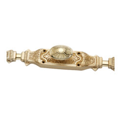 Floral Espagnolette Bolt Or Cremone Bolt -: Upto 9 - Polished Brass - Image 3