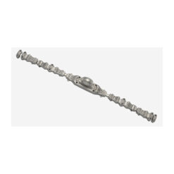 Floral Espagnolette Bolt Or Cremone Bolt -: Upto 9′ Satin Nickel - Image 2