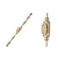 Lattice Espagnolette Bolt Or Cremone Bolt -Upto 9 - Polished Brass