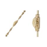 Ornate Espagnolette Bolt Or Cremone Bolt -Upto 9′ Polished Brass