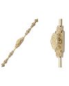 Ornate Espagnolette Bolt Or Cremone Bolt -Upto 9′ Polished Brass