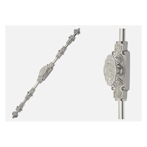 Ornate Espagnolette Bolt Or Cremone Bolt -Upto 9′ Satin Nickel
