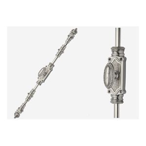 Beaded Espagnolette Bolt Or Cremone Bolt -Upto 9′ Satin Nickel