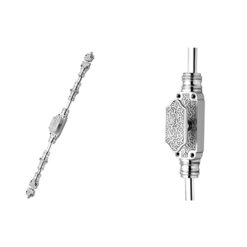 Rice Espagnolette Bolt Or Cremone Bolt -Upto 9′ Polished Chrome