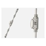 Classic Espagnolette Bolt Or Cremone Bolt -Upto 9′ Satin Nickel