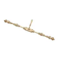 Victorian Lever Door Espagnolette Bolt/Cremone Bolt Upto 9 Feet - Polished Brass Unlacquered - Image 2