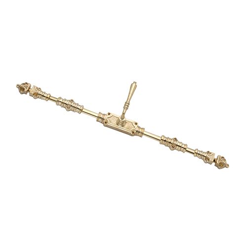 Victorian Lever Door Espagnolette Bolt/Cremone Bolt Upto 9 Feet – Polished Brass Unlacquered