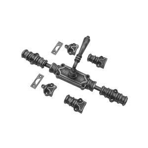 VICTORIAN LEVER DOOR ESPAGNOLETTE BOLT/CREMONE BOLT UPTO 9 FT ANTIQUE PEWTER