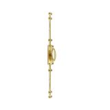 Oval Knob Door Espagnolette Bolt/Cremone Bolt Upto 2500mm - Polished Brass(Upto 8 Feet)