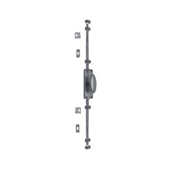 Oval Knob Door Espagnolette Bolt/Cremone Bolt Upto 2500mm Satin Chrome(Upto 8 Feet) - Image 6