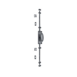 Oval Knob Door Espagnolette Bolt/Cremone Bolt Upto 2500mm Satin Nickel - Image 5