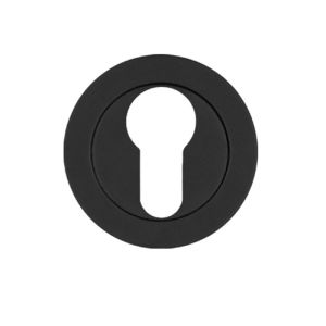 Zoo Hardware Rosso Tecnica Grade 304 Stainless Steel Euro Profile Escutcheons