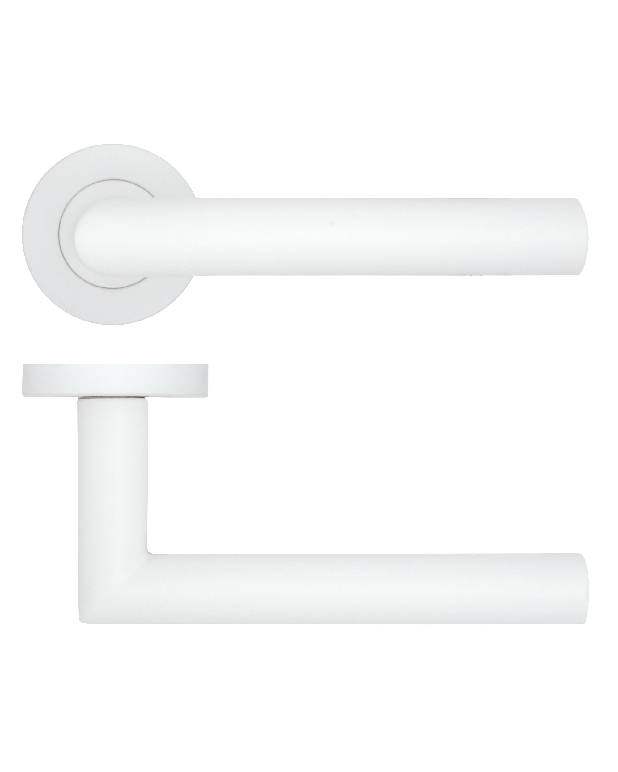 Zoo Hardware Rosso Tecnica Lugano Grade 304 Stainless Steel Lever On Round Rose – RT010 (sold in pairs)