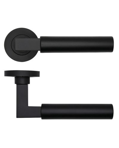 Zoo Hardware Rosso Tecnica Garda Grade 304 Stainless Steel Lever On Round Rose – RT050 (sold in pairs)