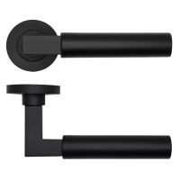 Zoo Hardware Rosso Tecnica Garda Grade 304 Stainless Steel Lever On Round Rose – RT050 (sold in pairs)