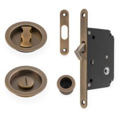 RADIUS SLIDING DOOR LOCK SET AW110R