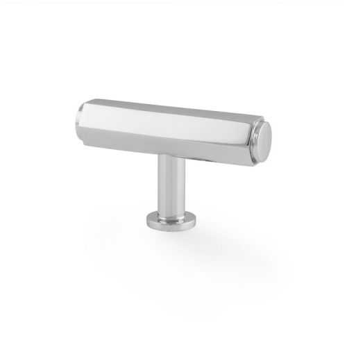 Alexander & Wilks Vesper Hex T-Bar Cupboard Knob (55mm Width) AW829-55
