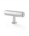 Alexander & Wilks Vesper Hex T-Bar Cupboard Knob (55mm Width) AW829-55
