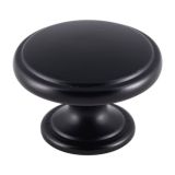 Carlisle Brass Oxford Knob - 32mm - Matt Black