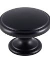 Carlisle Brass Oxford Knob – 32mm – Matt Black