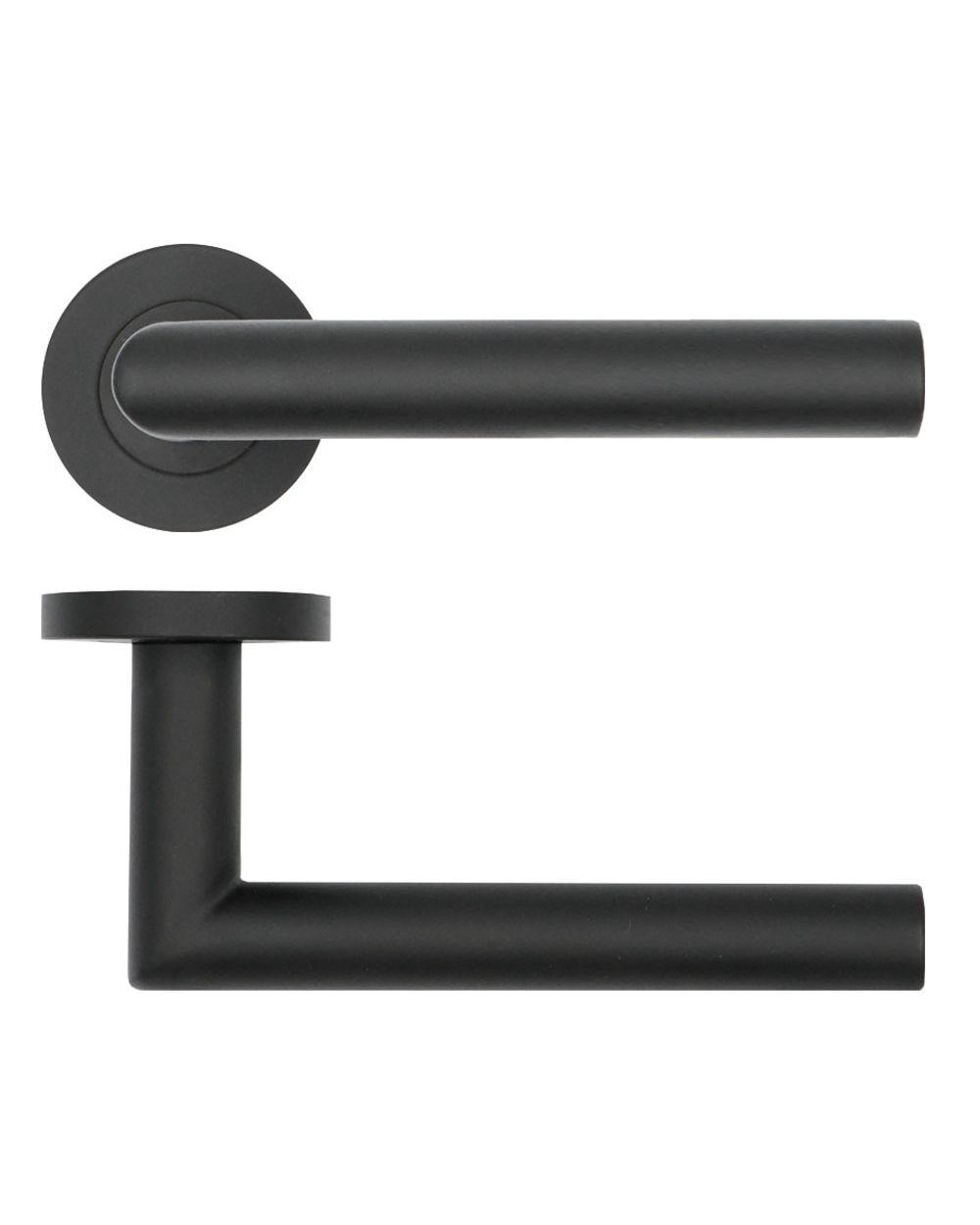 Zoo Hardware Rosso Tecnica Lugano Grade 304 Stainless Steel Lever On Round Rose – RT010 (sold in pairs)