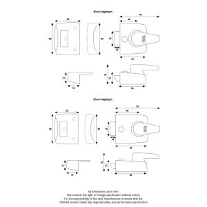 Replacement Nightlatch Door Lock