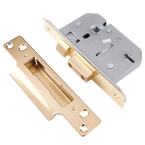 ERA Viscount 5 Lever Mortice Sashlock – Brass Effect
