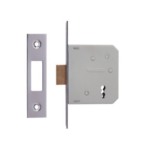 ERA 3 Lever Deadbolt Mortice Door Lock – Chrome Finish