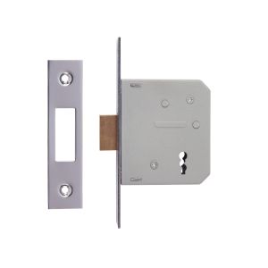 ERA 3 Lever Deadbolt Mortice Door Lock – Chrome Finish