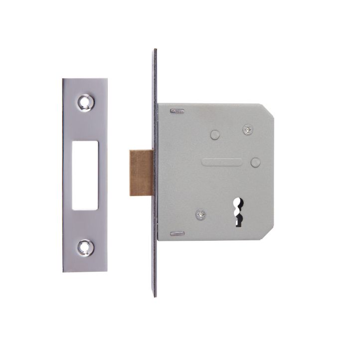 ERA 3 Lever Deadbolt Mortice Door Lock – Chrome Finish