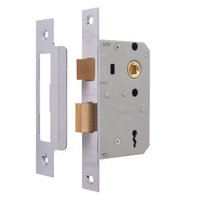 ERA 3 Lever Sashbolt Mortice Door Lock – Chrome Finish
