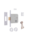 ERA 3 Lever Deadbolt Mortice Door Lock – Chrome Finish