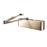 Eurospec Overhead Door Closer Satin Nickel En2-5 By Spring C/W Back Check C/W Fig 6 Bracket CDG025/SNP