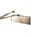 Eurospec Overhead Door Closer Satin Nickel En2-5 By Spring C/W Back Check C/W Fig 6 Bracket CDG025/SNP