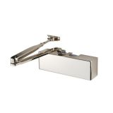 Eurospec Overhead Door Closer Polished Nickel C/W Bc Fig 6 Bracket Full Cover And Armset CDG420/PNP