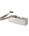 Eurospec Overhead Door Closer Satin Nickel En2-4 C/W Bc Fig 6 Bracket Full Cover And Armset CDG420/SNP