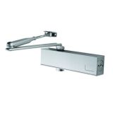Eurospec DCS2026BC/SV Overhead Door Closer Variable Power Size 2-6 C/W Backcheck & Fig 66 Bracket Silver