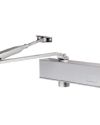 Eurospec DCS2024BC/SV Overhead Door Closer Variable Power Size 2-4 C/W Backcheck & Fig 66 Bracket Silver