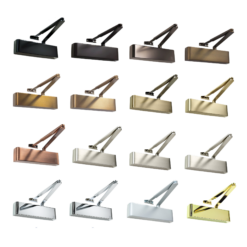 TS.9205 Door Closer DABC c/w Semi-Radius Cover, Flatbar Armset