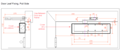 TS.9205 Door Closer DABC c/w Semi-Radius Cover, Flatbar Armset - Image 3