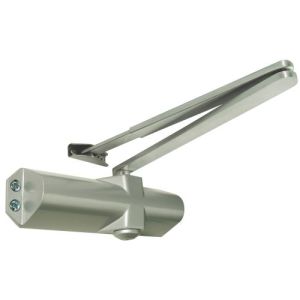 Rutland TS.3204 Door Closer, BC c/w Flatbar Armset Silver