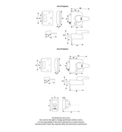 Era 1530-10-1 British Standard Keyless Egress Nightlatch Door Lock 40mm Black - Image 2