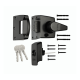 Era 1530-10-1 British Standard Keyless Egress Nightlatch Door Lock 40mm Black