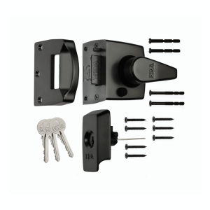 Era 1530-10-1 British Standard Keyless Egress Nightlatch Door Lock 40mm Black
