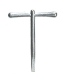 ERA 501-96 Rim Budgest Lock Steel T key 114mm Bright Steel Finish