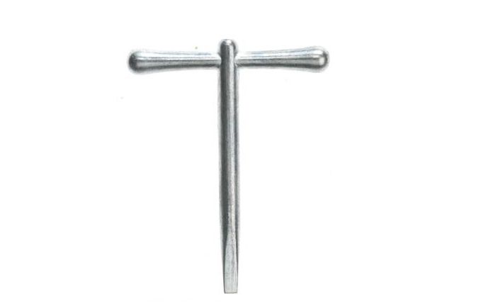 ERA 501-96 Rim Budgest Lock Steel T key 114mm Bright Steel Finish