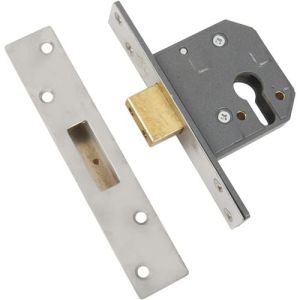 Yale 3120 High Security Deadcase 3″ Satin Stainless Steel B-3120-SSS-76