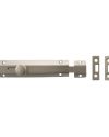 Atlantic Solid Brass Surface Door Bolt 6″ – Satin Nickel