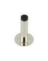 Burlington Plain Wall Mounted Door Stops Stepped Rose Polished Nickel